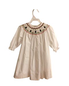 ROSALINA  WHITE   SMOCKED DRESS