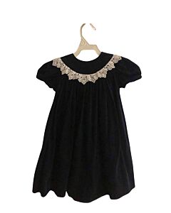 BAILEY BOYS  NAVY CORDUROY   PARTY DRESS WITH LACE TRIM