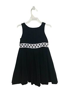 BAILEY BOYS BLACK VELVET EMBROIDERED PARTY DRESS