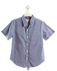 PEEK  NAVY  GINGHAM  DRESS SHIRT