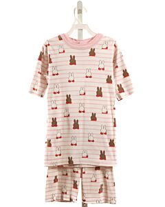 HANNA ANDERSSON  LT PINK  STRIPED  LOUNGEWEAR