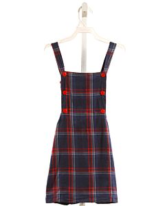 BELLA BLISS  NAVY  PLAID  DRESS