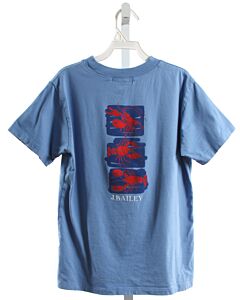 J. BAILEY  BLUE   PRINTED DESIGN T-SHIRT