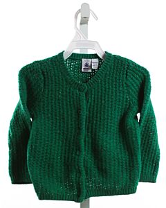 PETIT BATEAU  GREEN    CARDIGAN