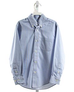 BROOKS BROTHERS  LT BLUE  STRIPED  DRESS SHIRT