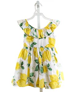 BONNIE JEAN  YELLOW  PRINT  DRESS