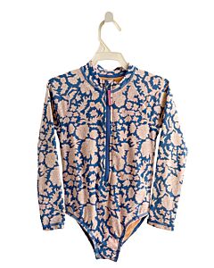 CREWCUTS  BLUE  FLORAL  1-PIECE SWIMSUIT