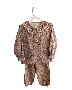 LA COQUETA  PINK  FLORAL  2-PIECE OUTFIT