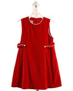 BELLA BLISS  RED CORDUROY   DRESS