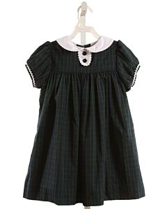 THE BEAUFORT BONNET COMPANY  FOREST GREEN  PLAID  DRESS