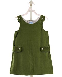 BELLA BLISS  GREEN CORDUROY   DRESS