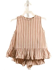 RYLEE & CRU  BROWN  STRIPED  2-PIECE OUTFIT