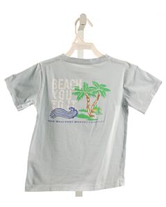 THE BEAUFORT BONNET COMPANY  LT BLUE   PRINTED DESIGN T-SHIRT