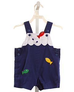 FLORENCE EISEMAN  BLUE PIQUE   SHORTALL