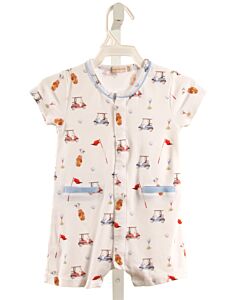 BABY CLUB  WHITE KNIT  PRINTED DESIGN SHORTALL