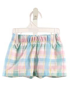 LULLABY SET  BLUE  PLAID  SWIM TRUNKS