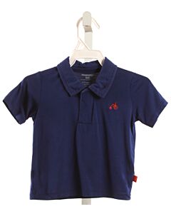 MAGNETIC ME  NAVY    KNIT SS SHIRT