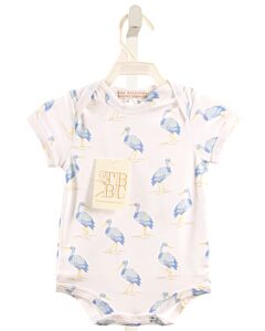 THE BEAUFORT BONNET COMPANY  LT BLUE  PRINT  KNIT BUBBLE