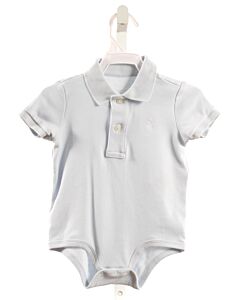 RALPH LAUREN  LT BLUE    KNIT SS SHIRT