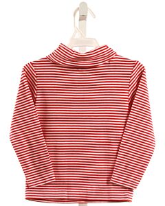 LITTLE ENGLISH  RED  STRIPED  KNIT LS SHIRT