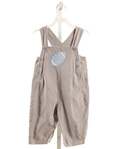 NO TAG  GRAY CORDUROY  APPLIQUED LONGALL