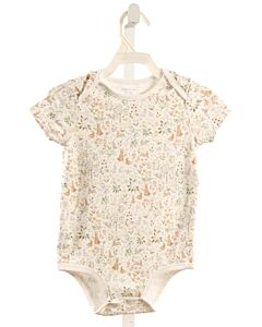 RALPH LAUREN  WHITE   PRINTED DESIGN KNIT SS SHIRT