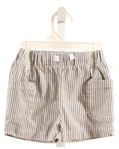 MORI  GRAY  STRIPED  SHORTS