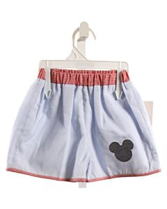 LULU BEBE  BLUE  GINGHAM  SHORTS