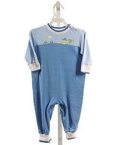 FLORENCE EISEMAN  BLUE   APPLIQUED LONGALL