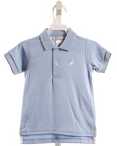THE BEAUFORT BONNET COMPANY  LT BLUE    KNIT SS SHIRT