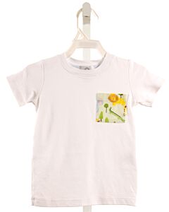 THE PROPER PEONY  WHITE    KNIT SS SHIRT