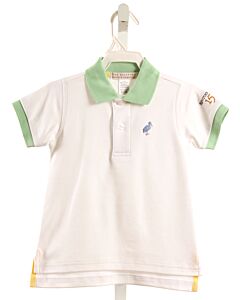 THE BEAUFORT BONNET COMPANY  WHITE    KNIT SS SHIRT
