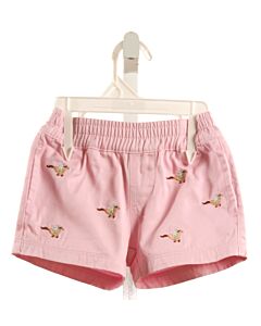 THE BEAUFORT BONNET COMPANY  PINK   EMBROIDERED SHORTS