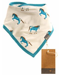 KYTE BABY  BLUE  PRINT  BIB