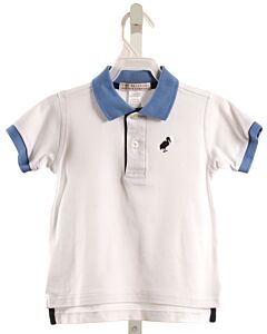 THE BEAUFORT BONNET COMPANY  WHITE    KNIT SS SHIRT