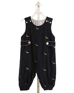 CECIL & LOU  NAVY CORDUROY  EMBROIDERED LONGALL