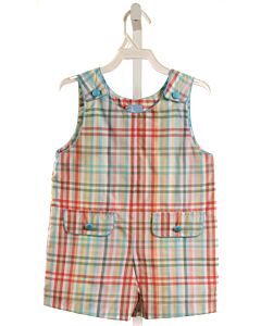 BELLA BLISS  BLUE  PLAID  JON JON