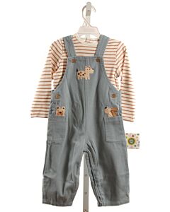 LITTLE ME  BLUE  STRIPED  2-PIECE OUTFIT