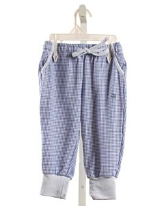SET BY LULLABY SET  BLUE  GINGHAM  PANTS
