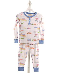 THE BEAUFORT BONNET COMPANY  BLUE   PRINTED DESIGN LOUNGEWEAR