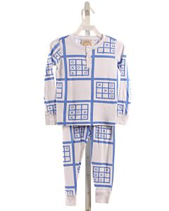 THE BEAUFORT BONNET COMPANY  BLUE   PRINTED DESIGN LOUNGEWEAR