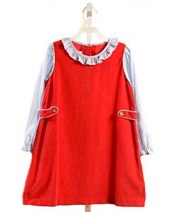 LITTLE ENGLISH  HOT PINK CORDUROY   DRESS