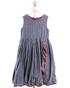 MINI BODEN  CHAMBRAY  STRIPED  DRESS
