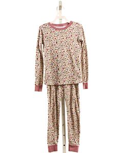 LAKE PAJAMAS  PURPLE KNIT FLORAL  LOUNGEWEAR