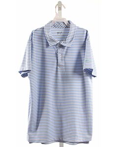 COASTAL COTTON  BLUE  STRIPED  KNIT SS SHIRT