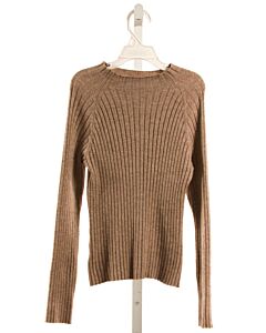 MAYORAL  BROWN    KNIT LS SHIRT