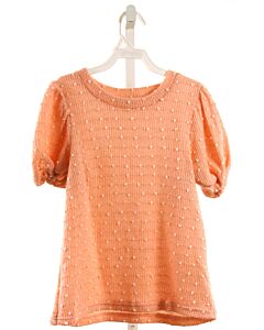 HAYDEN GIRLS  PINK  SWISS DOT  KNIT SS SHIRT