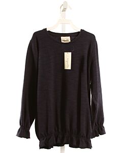 VIGNETTE  NAVY    KNIT LS SHIRT