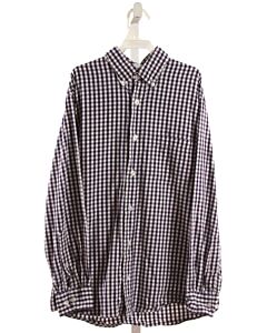 BELLA BLISS  NAVY  GINGHAM  DRESS SHIRT