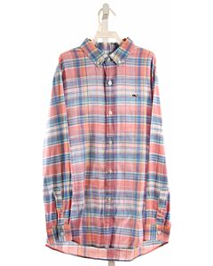 VINEYARD VINES  PINK  PLAID  DRESS SHIRT